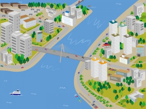 井原市岩倉町の土地と快適タウン情報